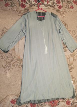 Длинное платье-рубашка с кистями и стразиками,восточное платье-абая?,большого размера,bayv...