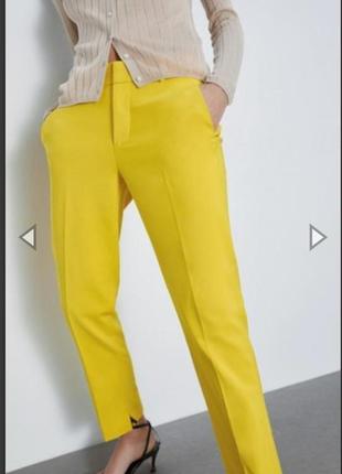 Стильные брюки zara chino1 фото