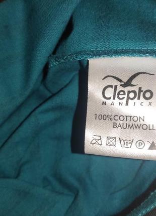 Новая стоковая стильная футболка катон бренд.clepto.португалия.м5 фото