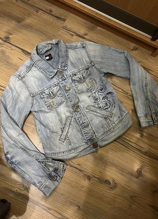 Джинсова куртка tommy hilfiger