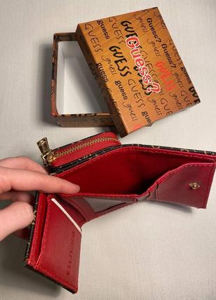 Гаманець комплект жіночий з екошкіри + коробка набір, гаманець стилю гесс guess, гаманець жіночий з коробкою, гаманець7 фото