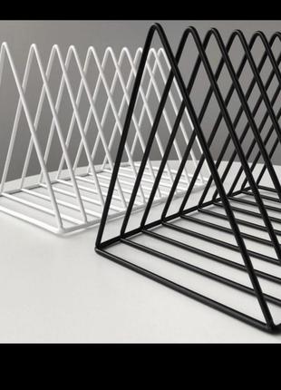Подставка для книг, журналов 260х170х200 мм металл