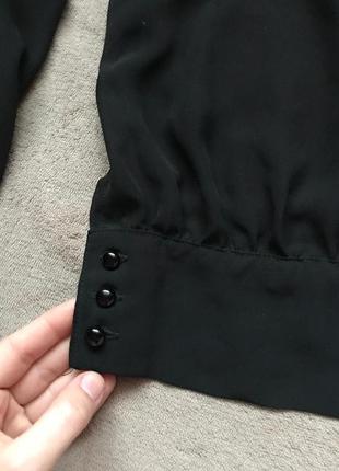 Блузка черная свободная2 фото