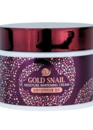 Крем с муцином улитки и золота
enough gold snail moisture whitening cream