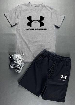 Шорти + футболка! базовий, спортивний костюм, літній комплект footwear armour