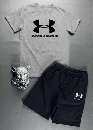 Шорти + футболка! базовий, спортивний костюм, літній комплект under armour