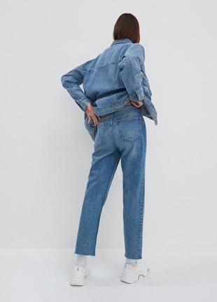 Новые брендовые базовые прямые джинсы "house" с высокой посадкой. размер eur42.5 фото
