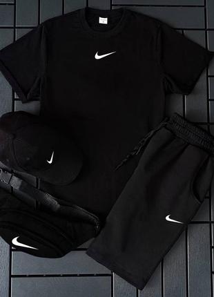 Шорти + футболка! базовий, спортивний костюм, літній комплект nike