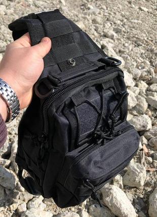 Качественная тактическая сумка, укрепленная мужская сумка, рюкзак тактический слинг4 фото