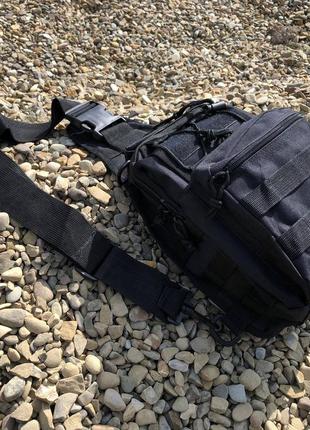 Качественная тактическая сумка, укрепленная мужская сумка, рюкзак тактический слинг2 фото