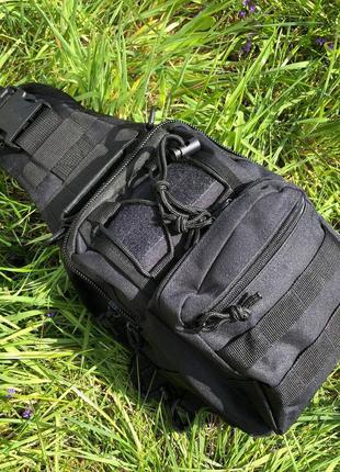 Качественная тактическая сумка, укрепленная мужская сумка, рюкзак тактический слинг6 фото
