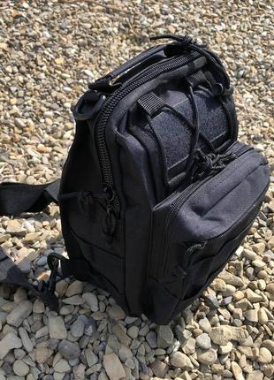 Качественная тактическая сумка, укрепленная мужская сумка, рюкзак тактический слинг3 фото