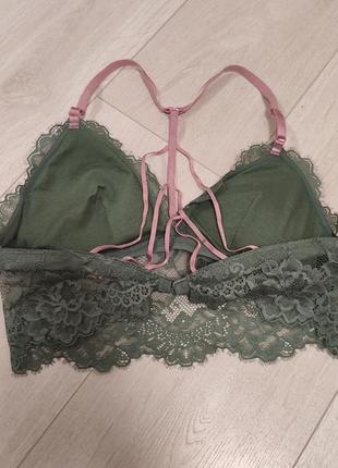 Бралетт ажурный топ кружевной бюст коужковый лиф удлиненный hunkemoller m 75b 75c 75d 80a 80b3 фото