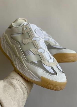 Мужские кроссовки adidas niteball white gum скидка sale/smb