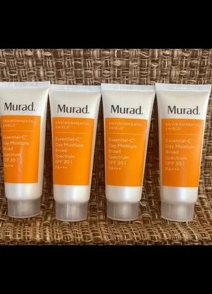 Murad essential-c day moisture broad spectrum spf 30 pa+++ зволожуючий сонцезахисний крем для обличч