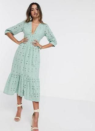 Платье мятное  asos2 фото