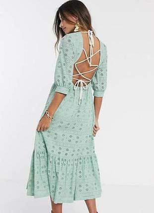 Платье мятное  asos3 фото