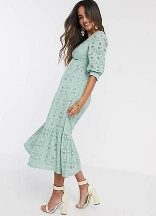 Платье мятное  asos4 фото