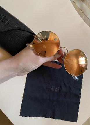 Очки солнцезащитные круглые ikki, комплект
