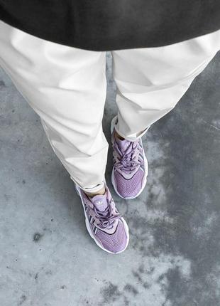 Женские кроссовки adidas ozweego adiprene pride violet white скидка sale / smb9 фото