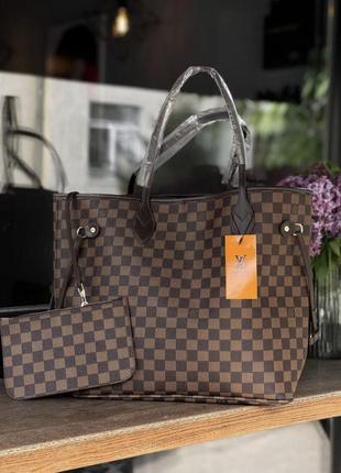 Louis vuitton neverfull brown v2