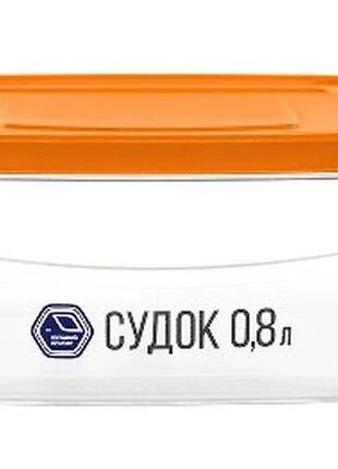 Судок пластиковий 0.8л тм "народний продукт" (5273)