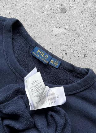 Polo ralph lauren men’s center logo blue sweatshirt кофта7 фото