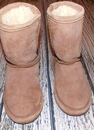 Зимние фирменные угги для девочки, размер 11