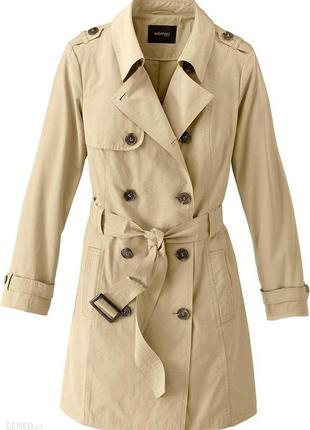 Нюанс німеччина шикарний тренч пісочного кольору євро 50 супер батал