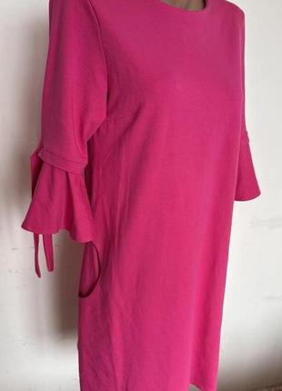 Сукня рожева трикотажна