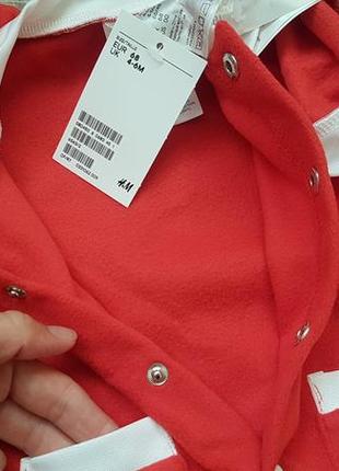 Новий новорічний костюм санти h&m на 3-6 міс, ріст 684 фото