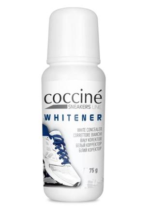 Белая крем-паста для обуви coccine whitener 75мл ( польша)3 фото