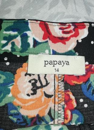 Sale шорты в цветы и горох на запах 14р.papaya2 фото