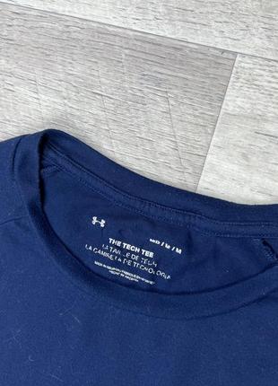 Under armour the tech tee футболка м размер синяя3 фото