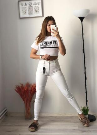 Красивые белые джинсы &denim2 фото