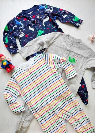 Человечки слипы  коттон мальчику поштучно и комплектом primark baby