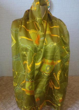 Суперстильний і яскравий шарфик з гарним принтом jaco італія.