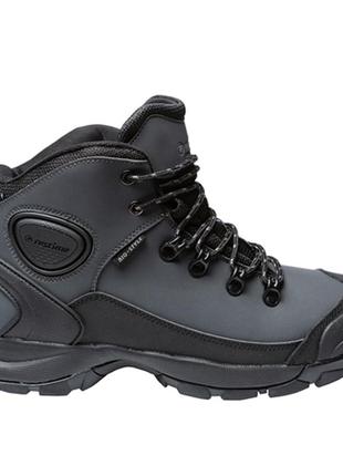 Зимові чоловічі черевики з натурального нубуку на хутрі restime на шнурівці р. 44
