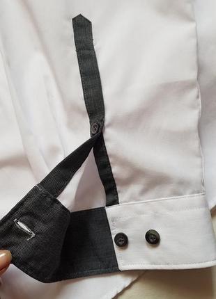 Біла чоловіча сорочка від f&f 7