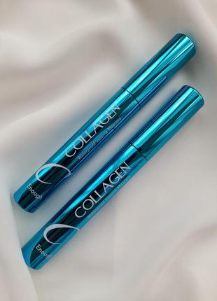 Enough collagen waterproof volume mascara, водостойкая тушь для ресниц с коллагеном