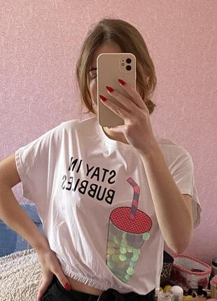 Футболка с принтом