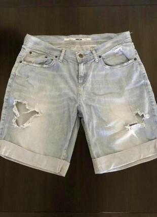 Шорты бермуды джинсовые