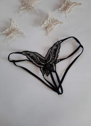 Сексуальное женское белье еротические трусики стринги с доступом соблазнительное белье