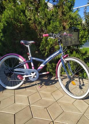 Велосипед для дівчинки b'twin 24"6 фото