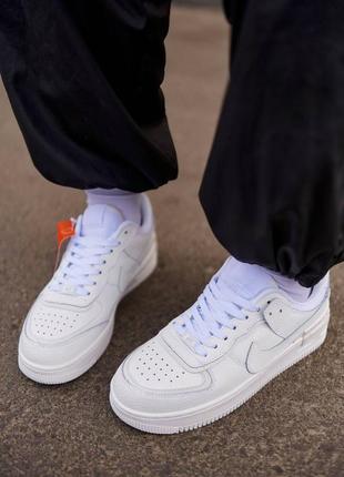 Кроссовки nike air force 1 shadow white