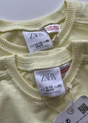 Футболка из трехнитки zara 80см 86см4 фото