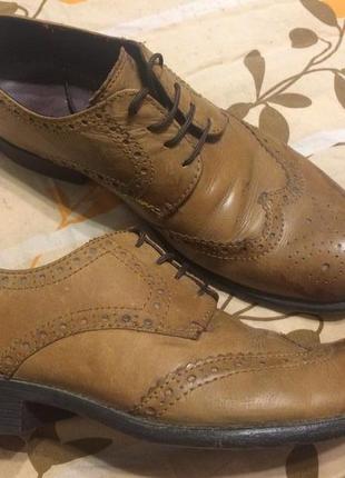 Burton menswear london броги оксфорди туфлі 27-27.5 см1 фото