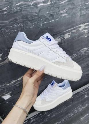 Кроссовки new balance ct302 white blue ct 3022 фото