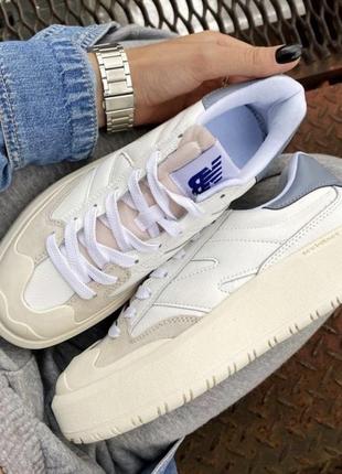 Кроссовки new balance ct302 white blue ct 3026 фото