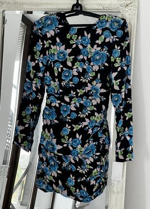Сукня zara в квітковий принт6 фото